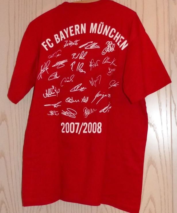 T-Shirt FC Bayern, Größe L, rot 