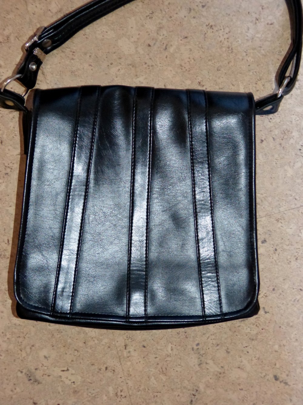 Handtasche, Tasche, schwarz, Vintage