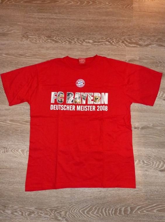 T-Shirt FC Bayern, Größe L, rot 