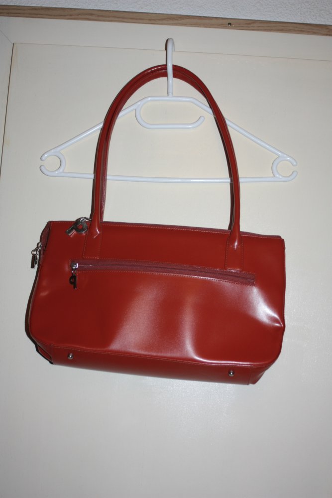 Unbenutzte Orange-Rote Picard Handtasche, Leder