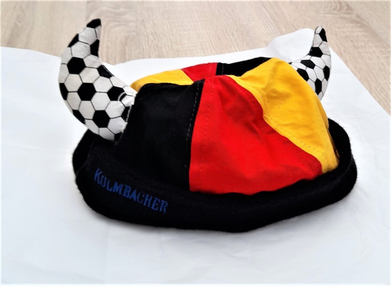 KULMBACHER Fußball FAN  Mütze DEUTSCHLAND Germany Fahne HUT für Damen, Herren NEU