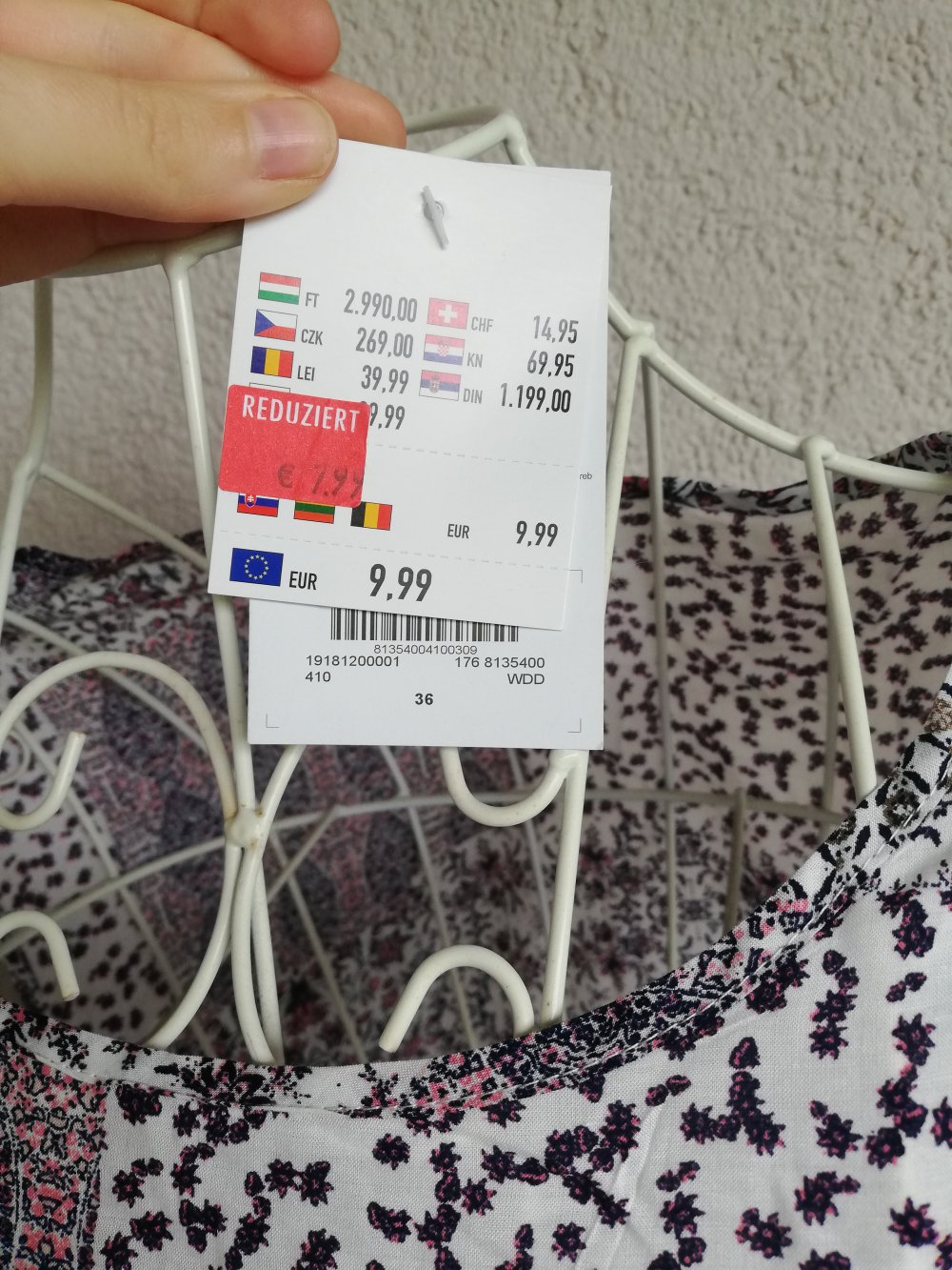 Neu! Wunderschönes Top mit Muster von Jean Pascale