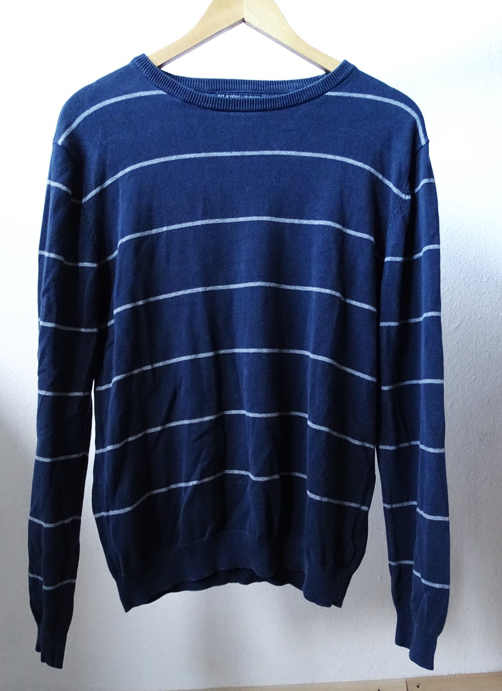 Strickpullover Streifen L