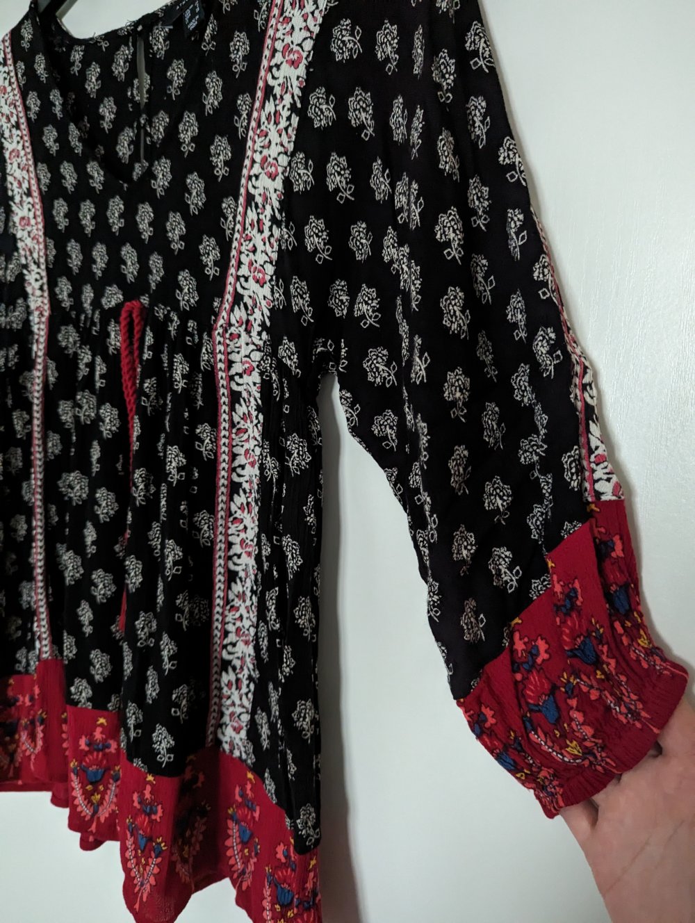 Tunika Hängerchen Bluse gemustert