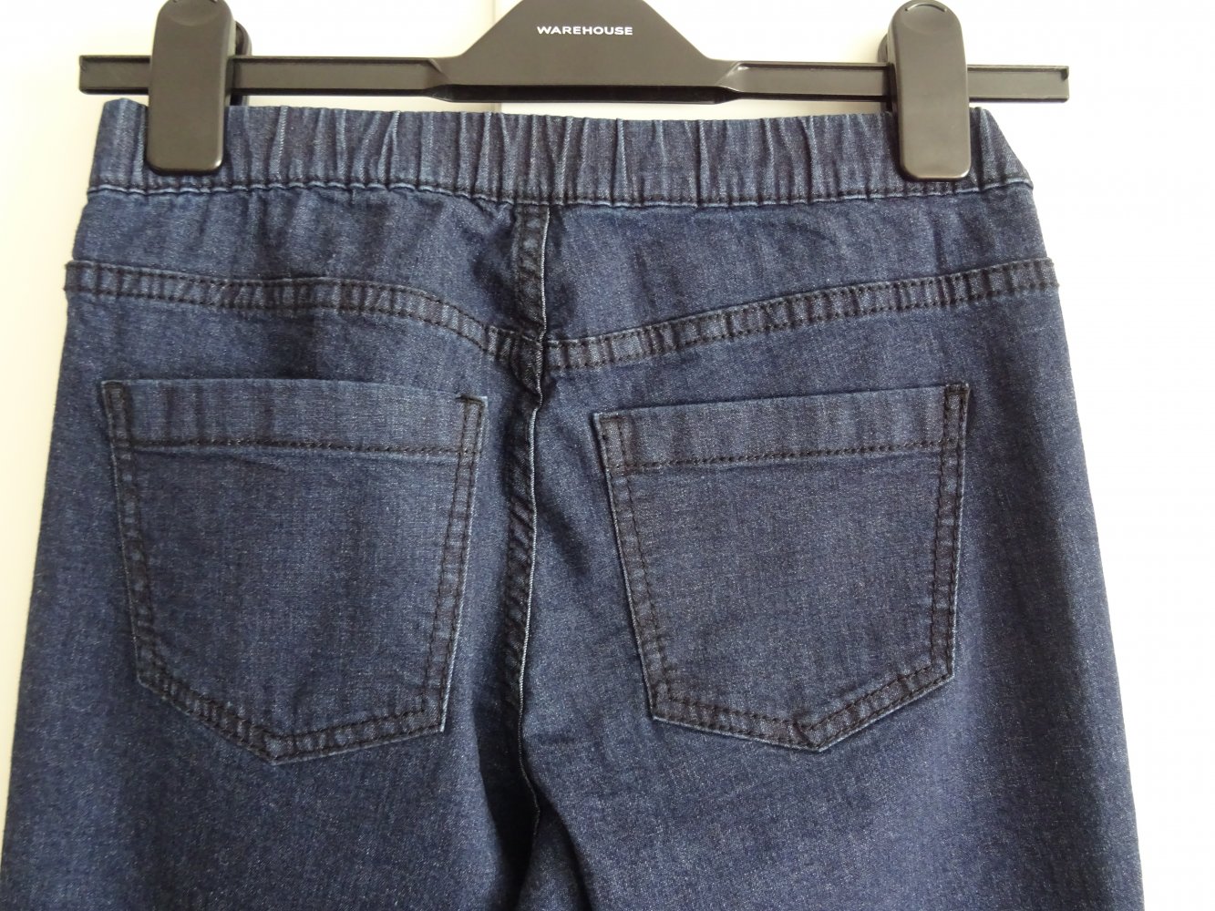 blaue Jeggings
