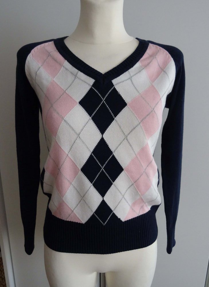 Pullover mit V-Ausschnitt