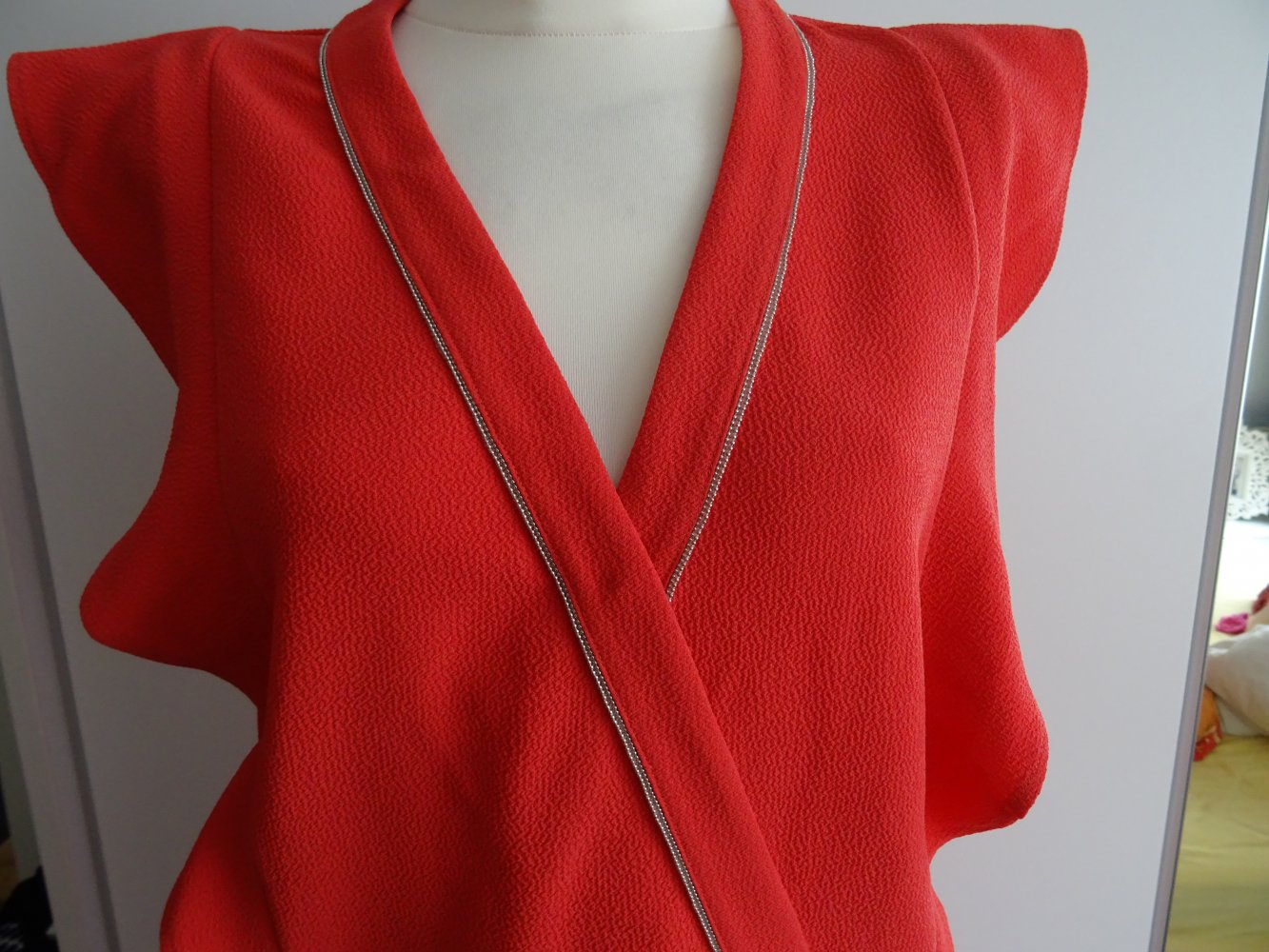 Kleid in korall