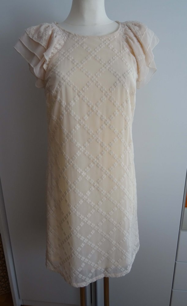Kleid in creme