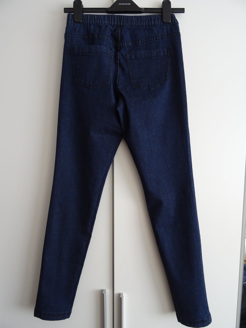 blaue Jeggings