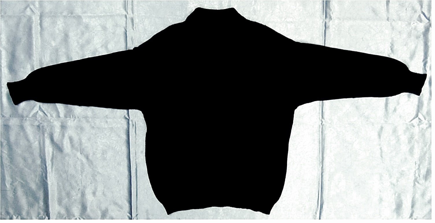 Pullover von Vision ( C&A) - schwarz mit Motiv - Größe 44/46 