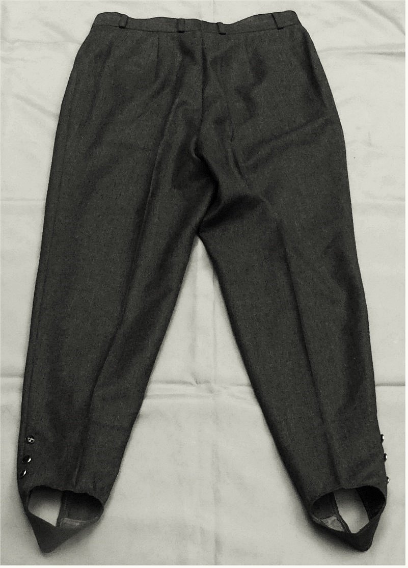 C&A - Steghose / Bundfalten-Hose - anthrazit / dunkelgrau - Größe 38