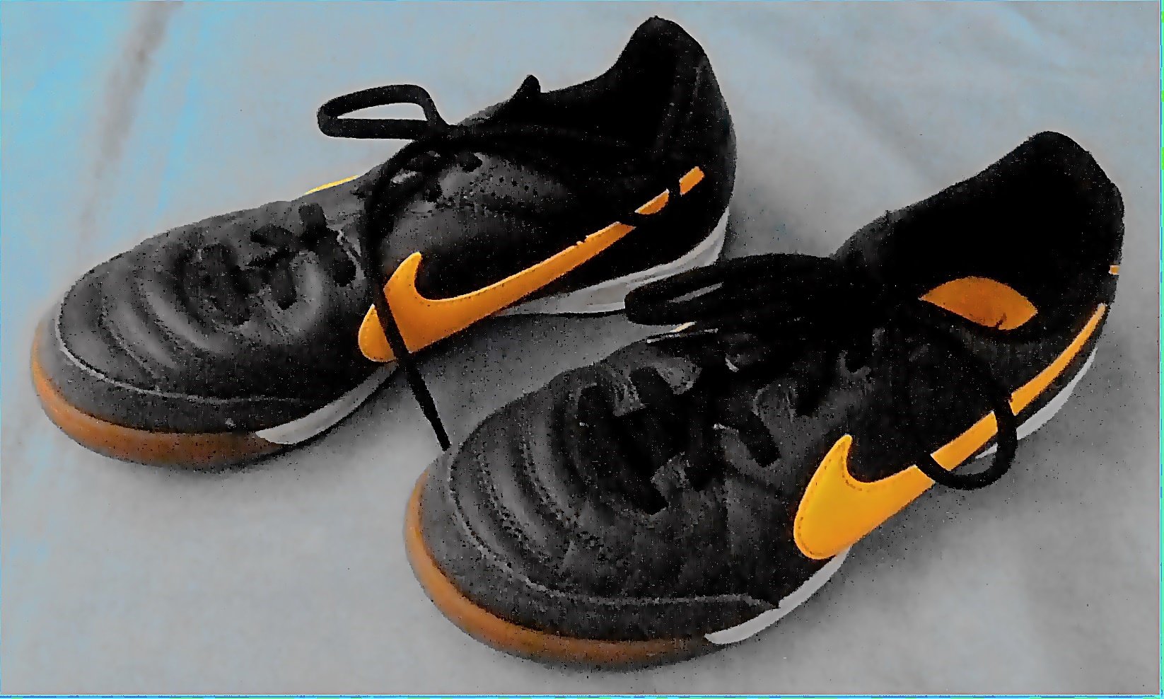 Sportschuhe / Turnschuhe - NIKE Tiempo Natural IV LTR IC -  Größe EUR 34 