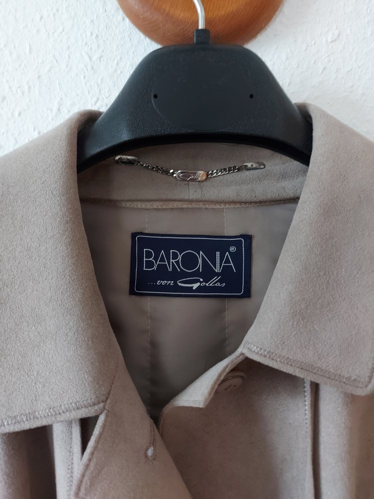 hochwertiger Alcantara Mantel Baronia von Gollas