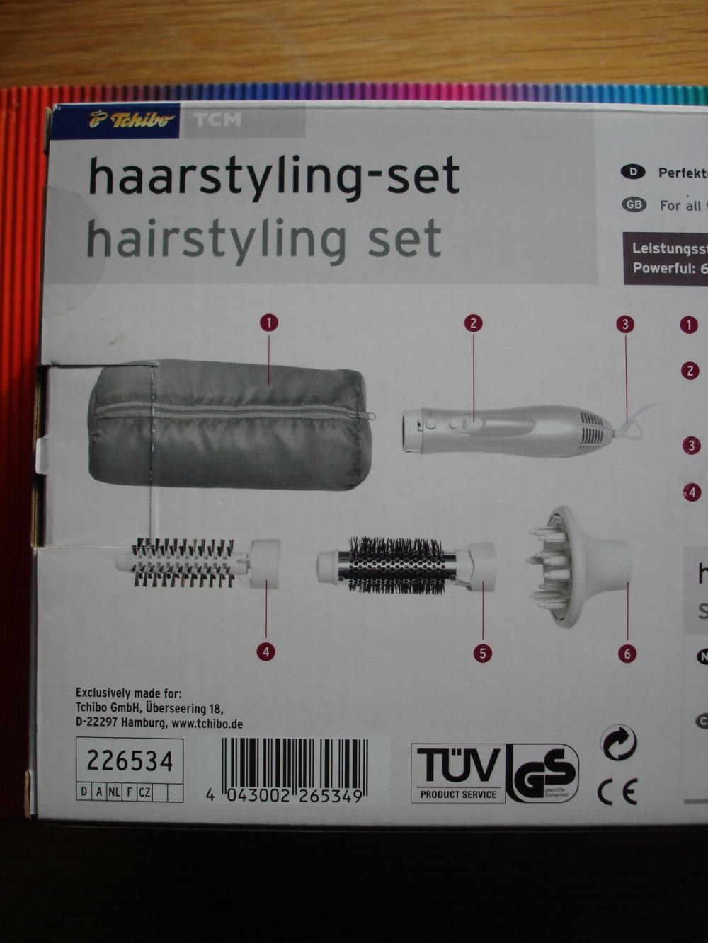 Warmluftbürste Haarstylingset OVP