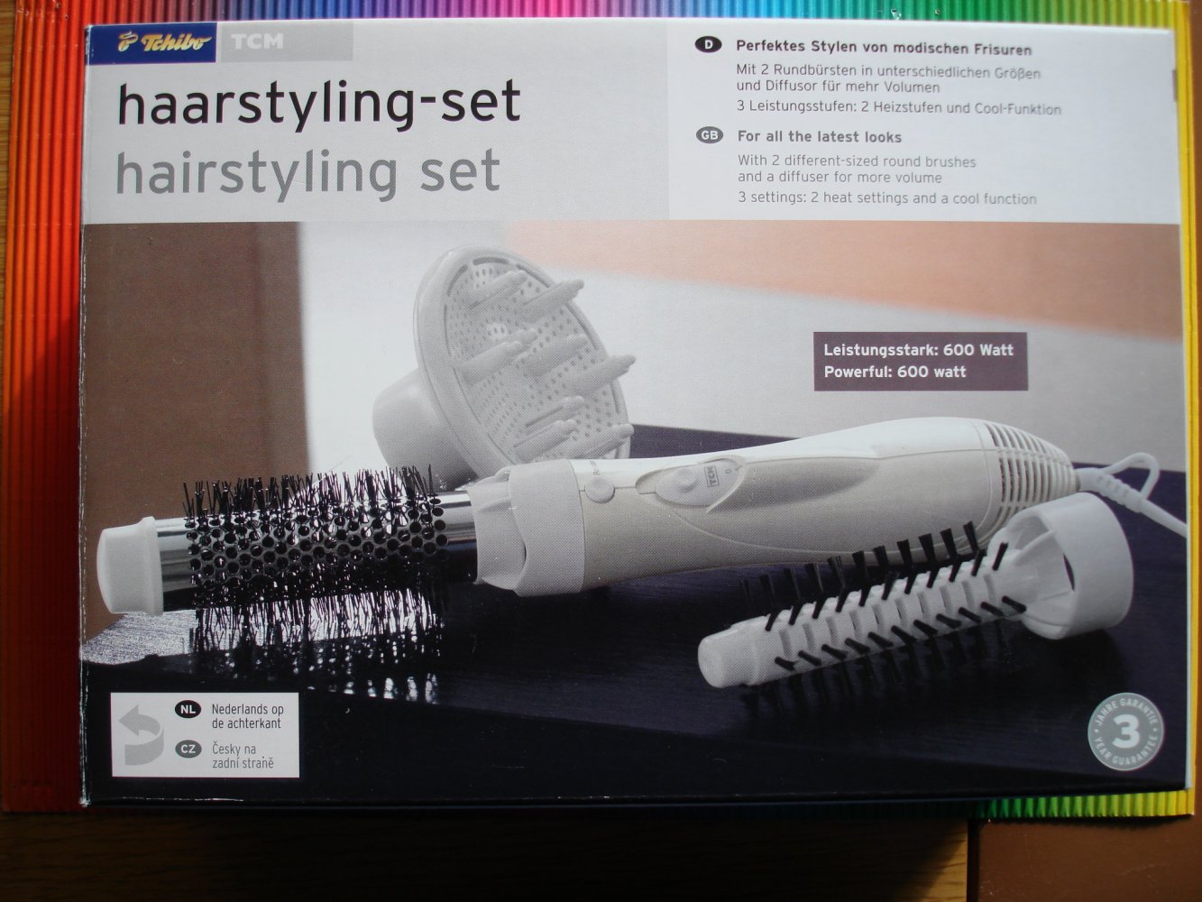 Warmluftbürste Haarstylingset OVP