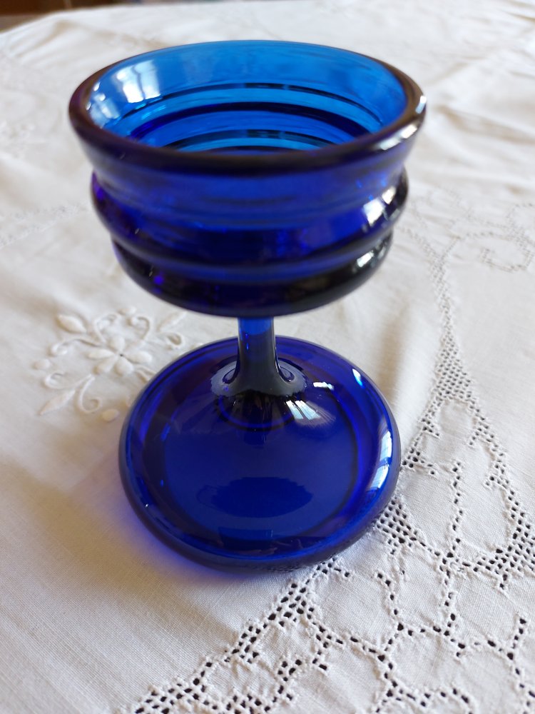 Blauer Kerzenständer, Kerzenhalter