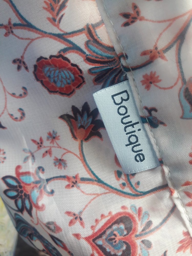 Offene Longbluse