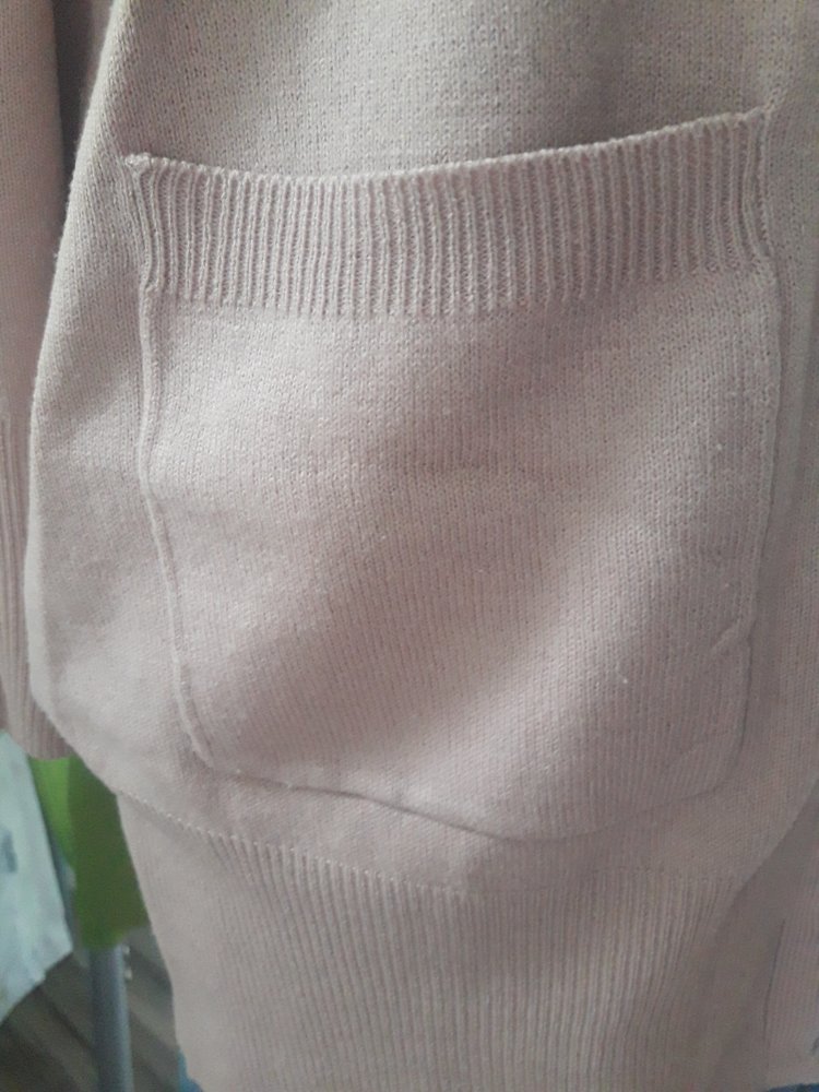 Lange Feinstrickjacke