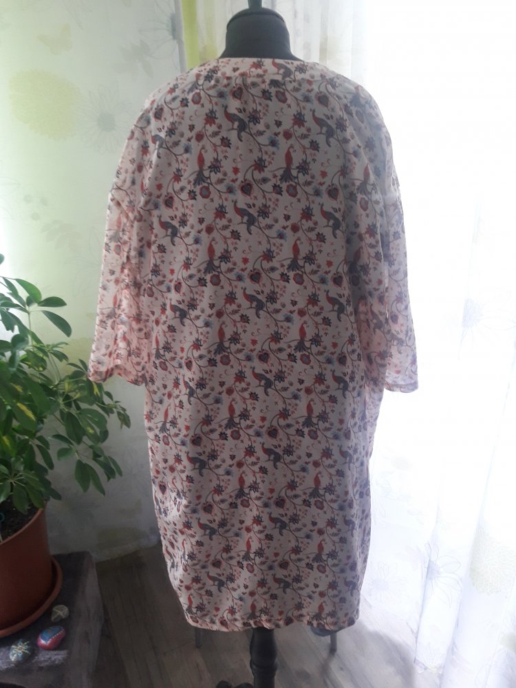 Offene Longbluse