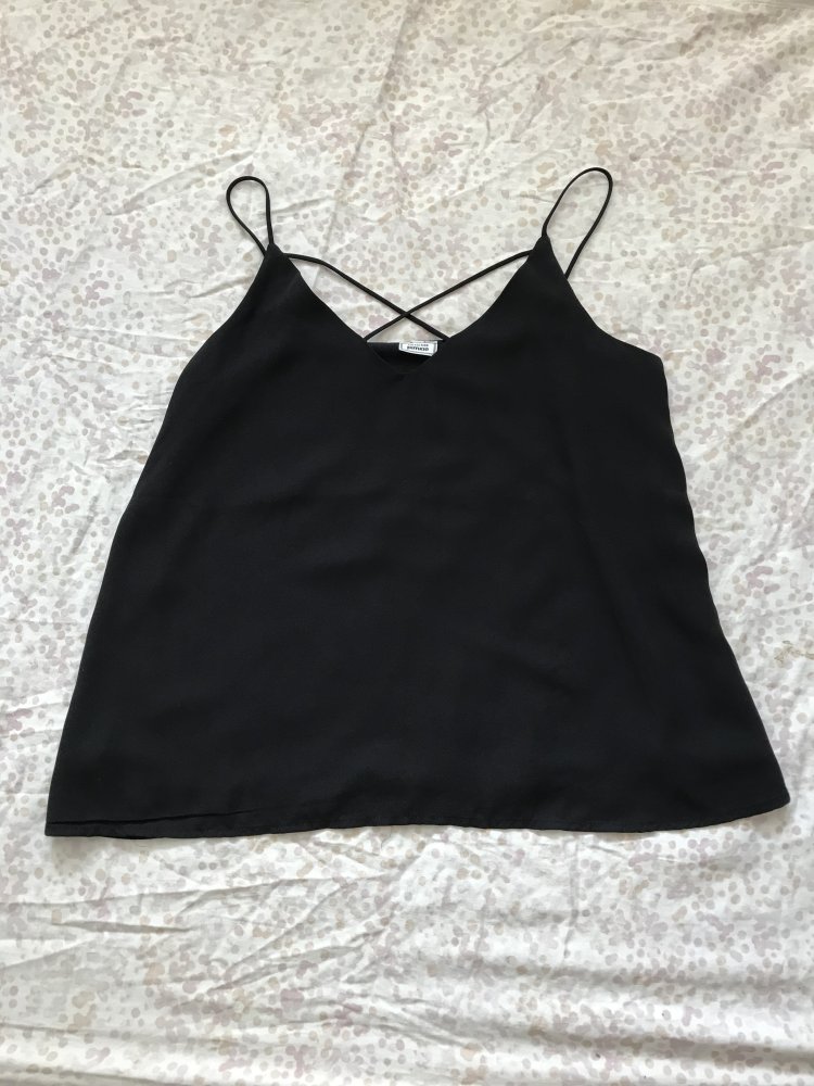 Chiffon Top mit Schnürung 
