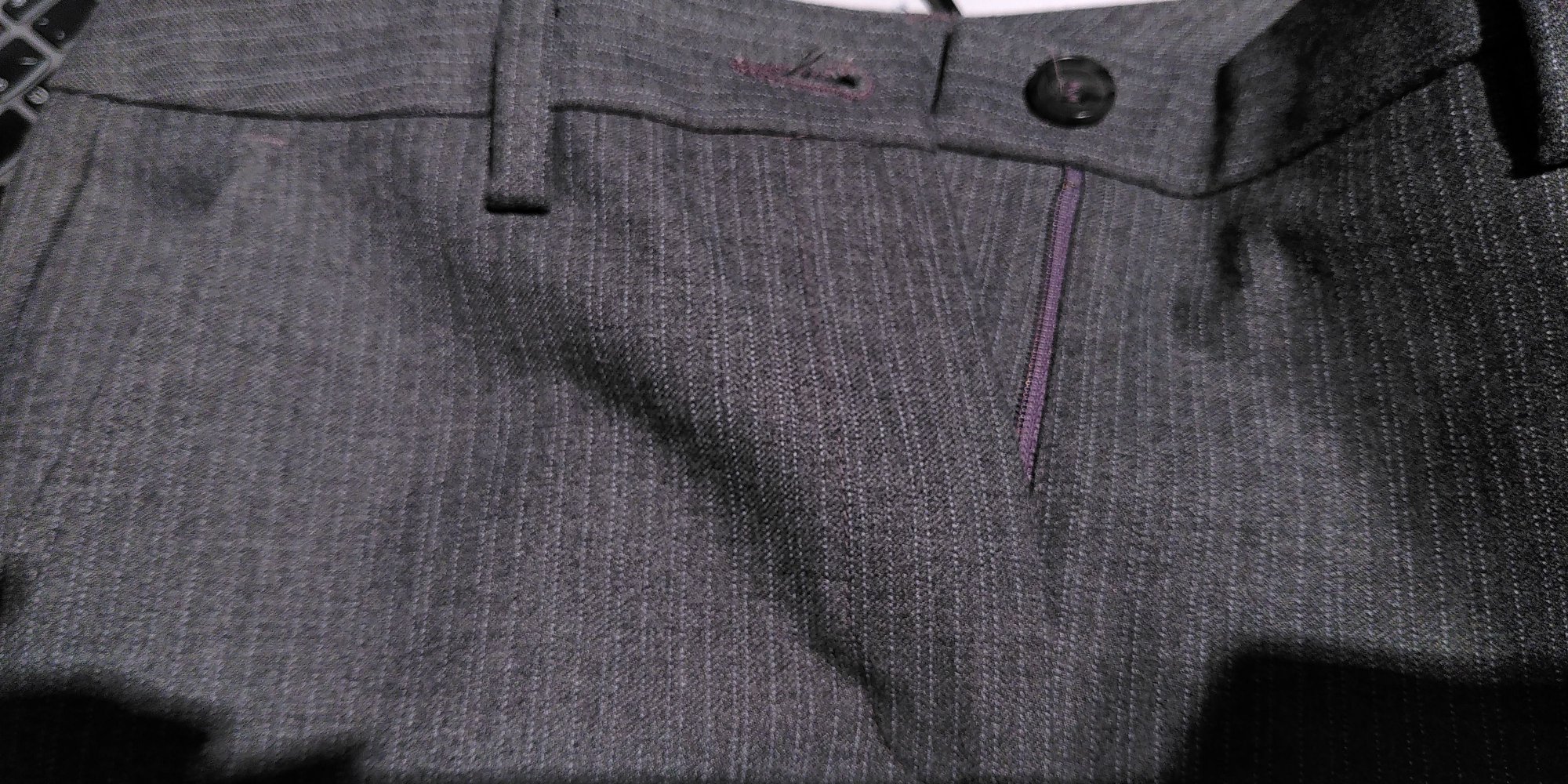 Chino Businesshose Stoffhose Streifen gestreift Bügelfalte