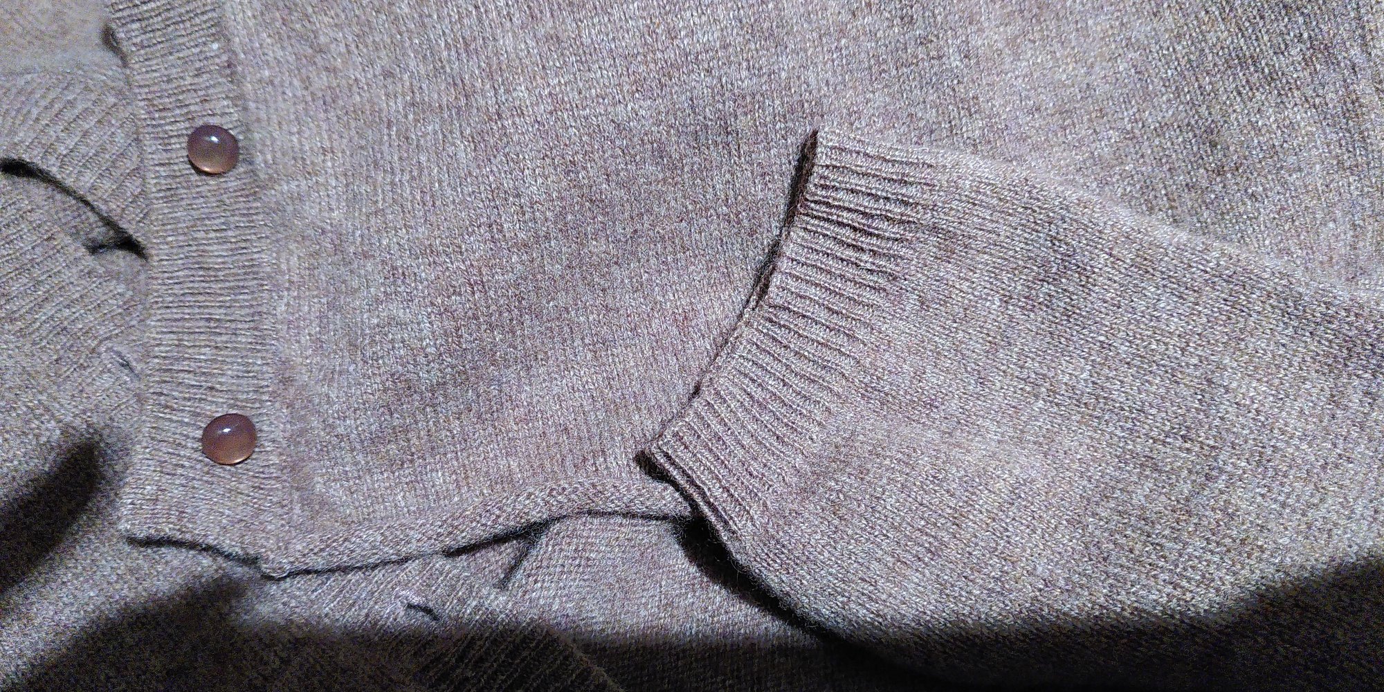Kaschmir Cardigan taupe