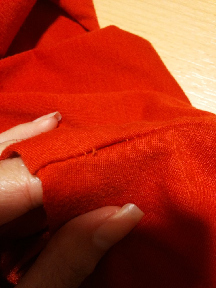 Bluse mit Satineinsätzen, Gr. L (fällt kleiner aus)