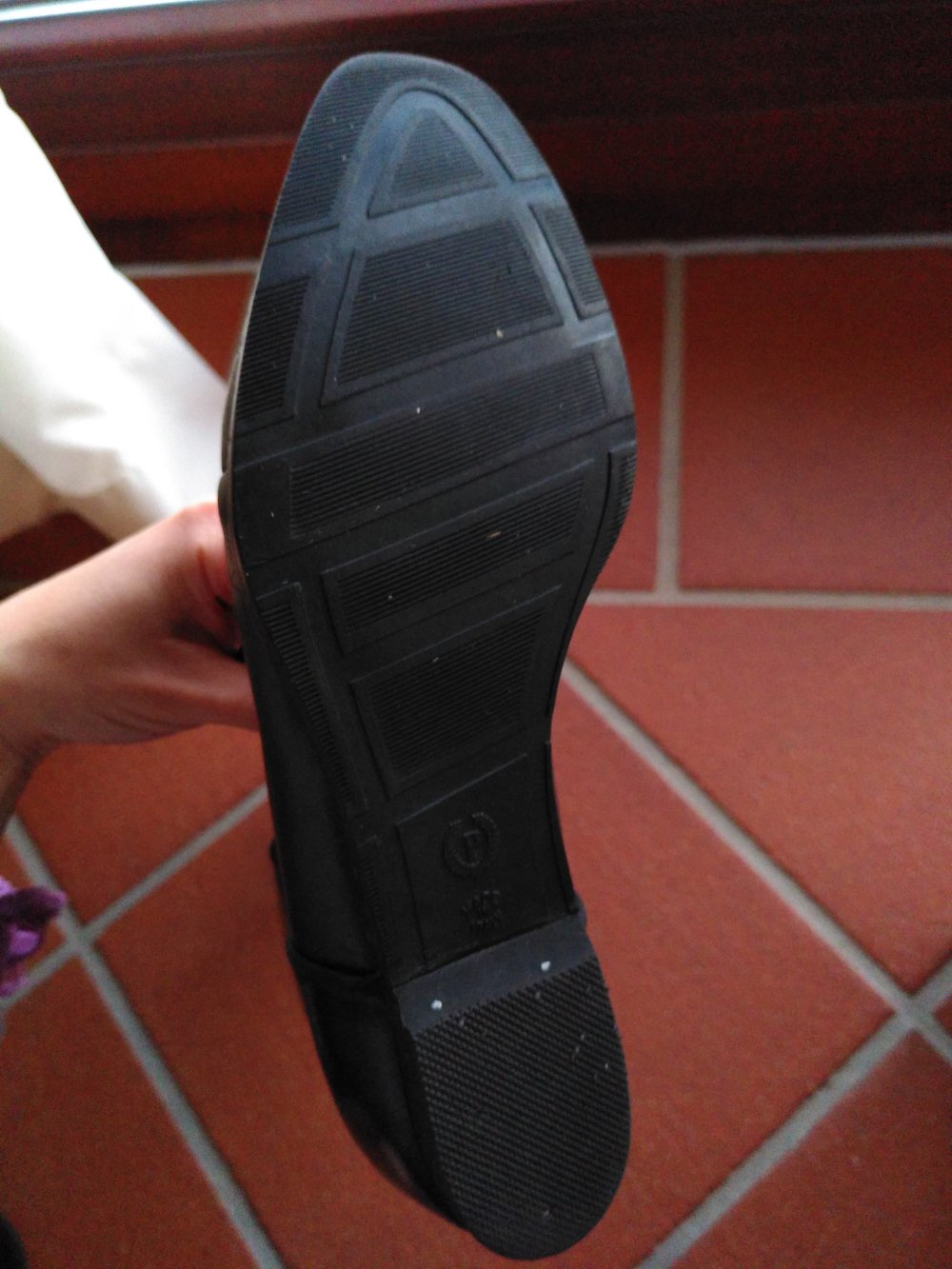 Flache Stiefel Echtleder mit Schleife *echt vintage*