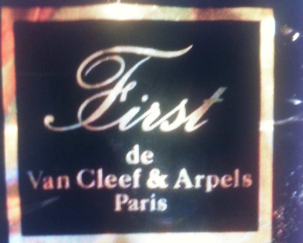 #First - Van Cleef & Arpels_PARIS , Vintageparfüm teilweise gebr. ( ca. 3/4 noch drin ) 