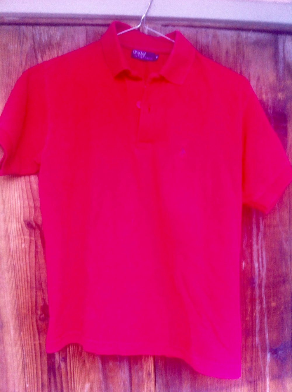 Ralp Lauren - Poloshirt, M, tomatenrot, wenig getragen