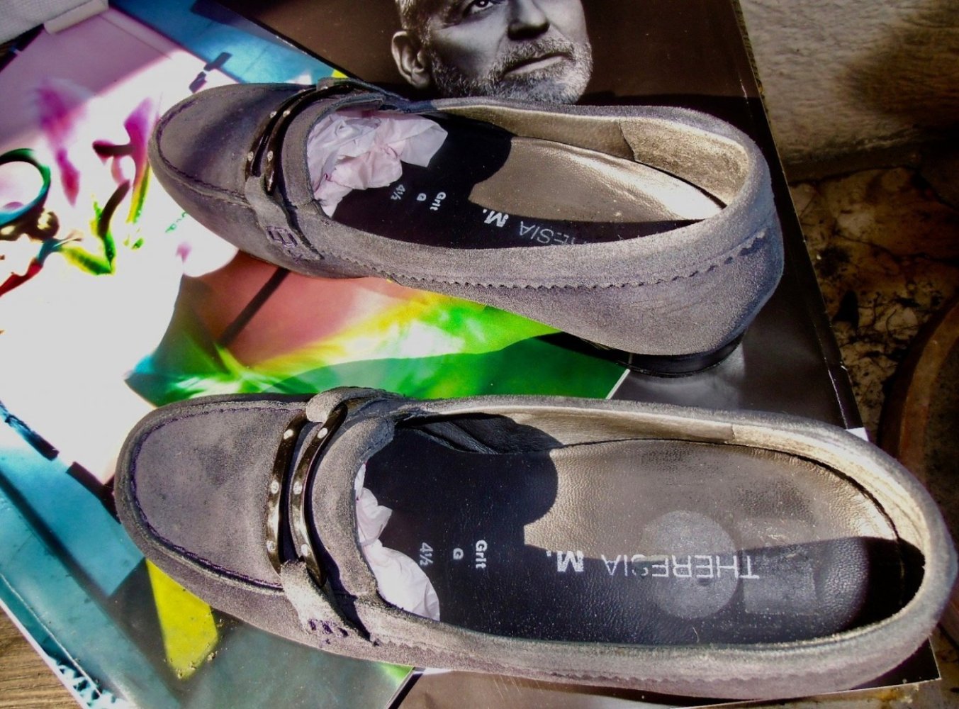 super #Velourleder#loafer, #Gr.4,5, topgepflegt