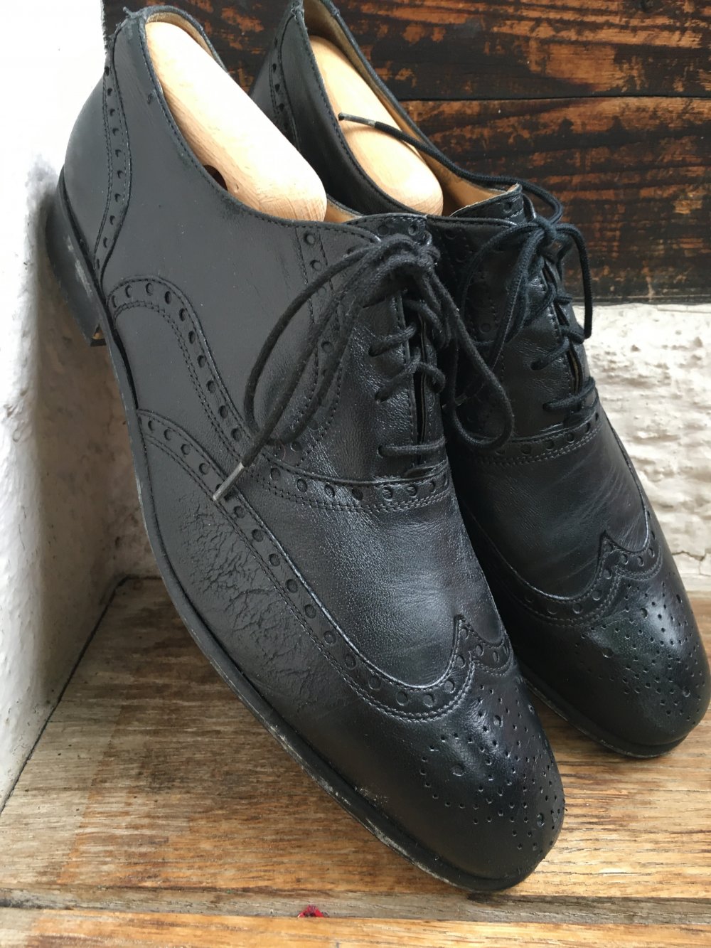 He.Derby Halbschuh, echtLeder, ca.42, klassisch SALEpreis !