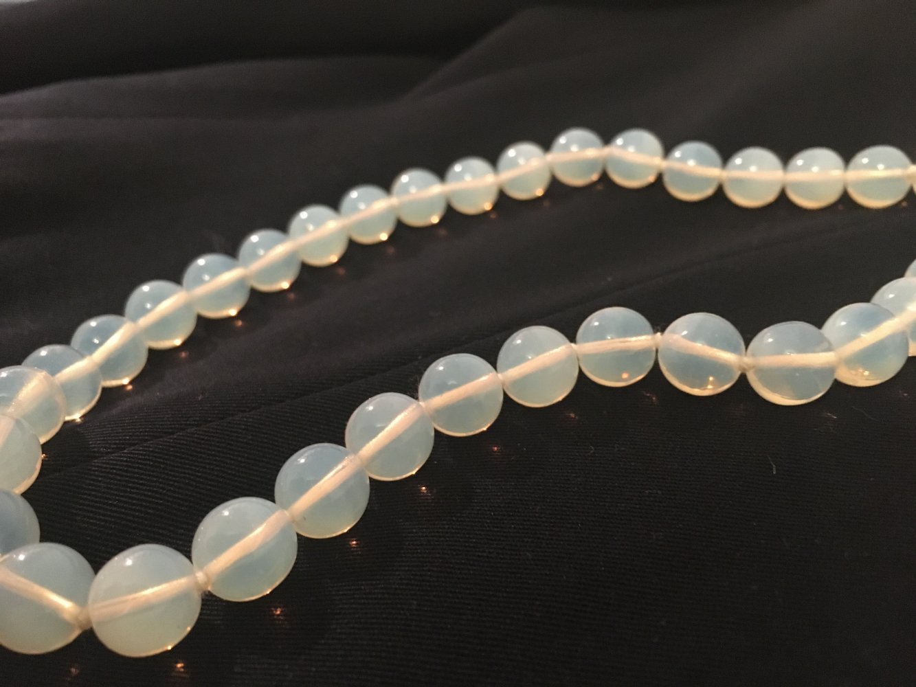 Perlen Halskette, neu, opalescenz, 'Choker'-kette