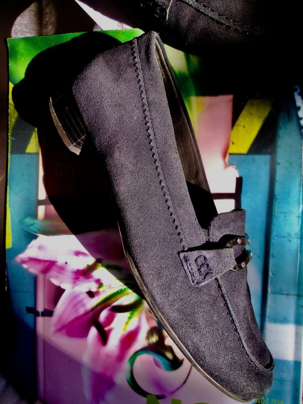 super #Velourleder#loafer, #Gr.4,5, topgepflegt