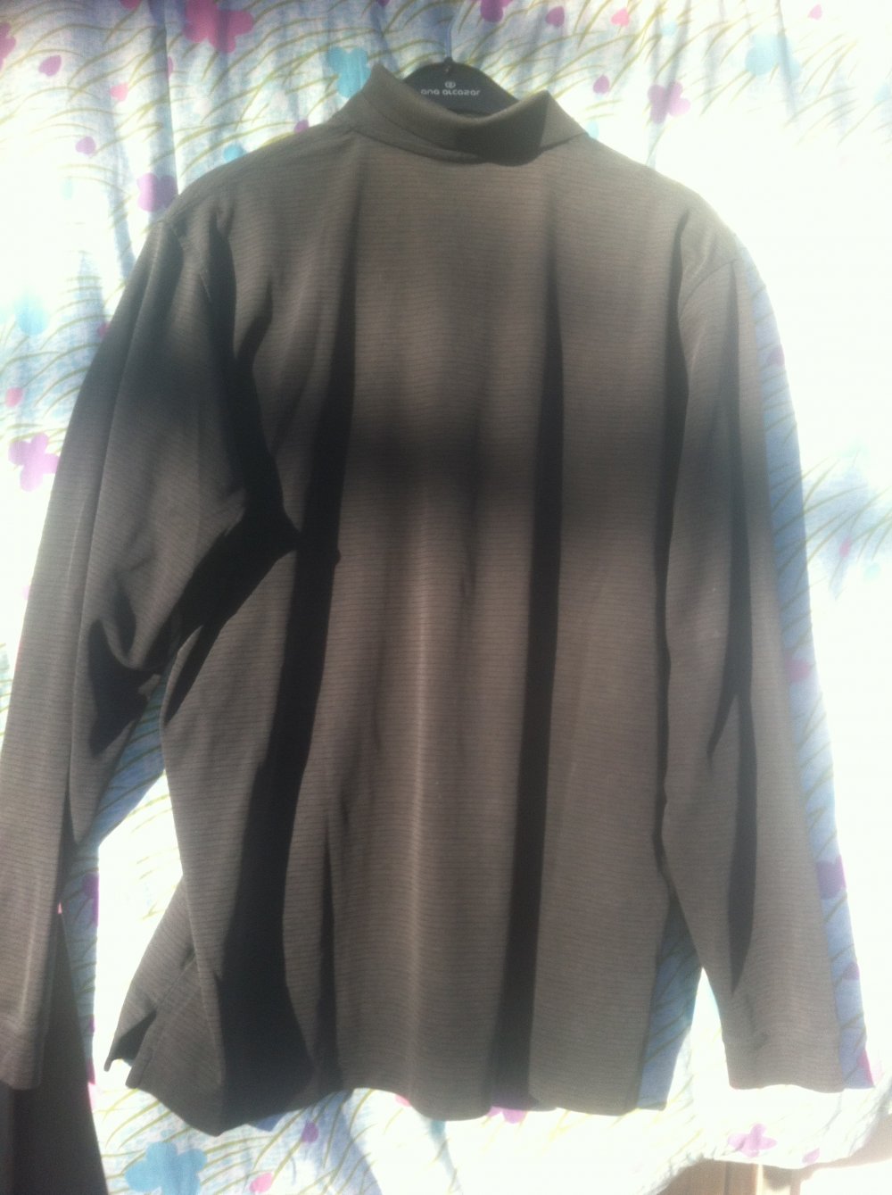 Ragman Zipper Polo, L, sehr guter Zustand, dunkelgrau