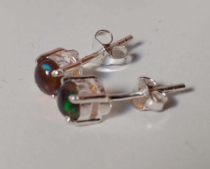 Ohrstecker 925 silber mit Opal
