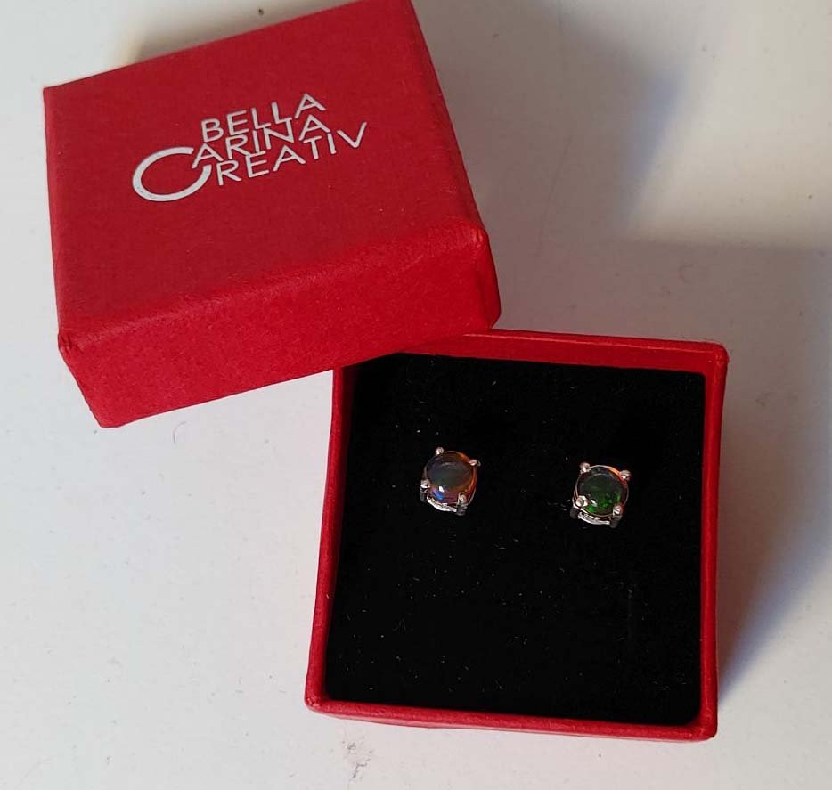 Ohrstecker 925 silber mit Opal