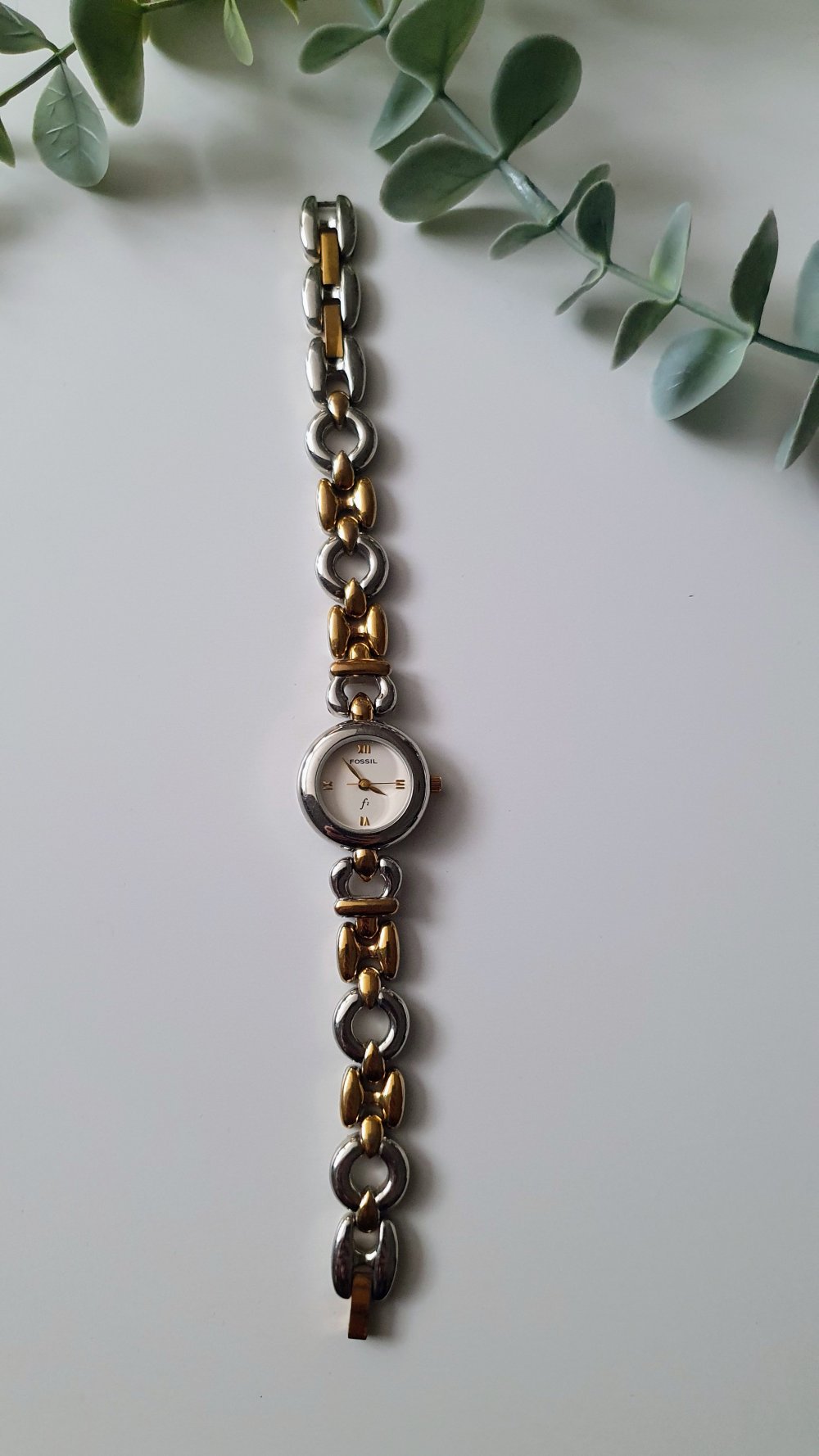 Silber goldene Uhr von Fossil (limited Edition) 