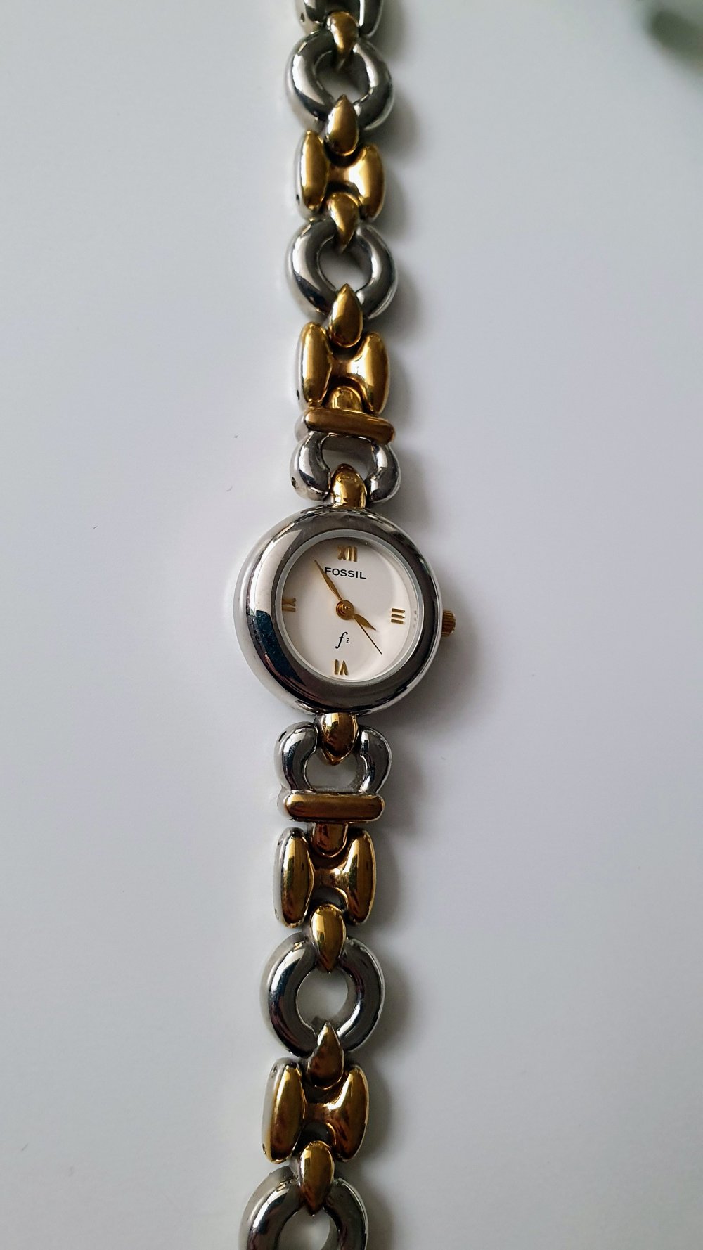 Silber goldene Uhr von Fossil (limited Edition) 