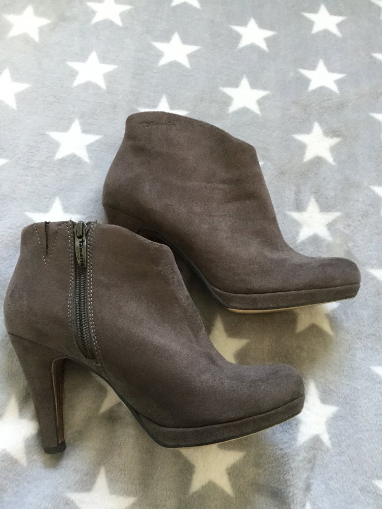 Tamaris Stiefelette 37 taupe 3x getragen NP 50€