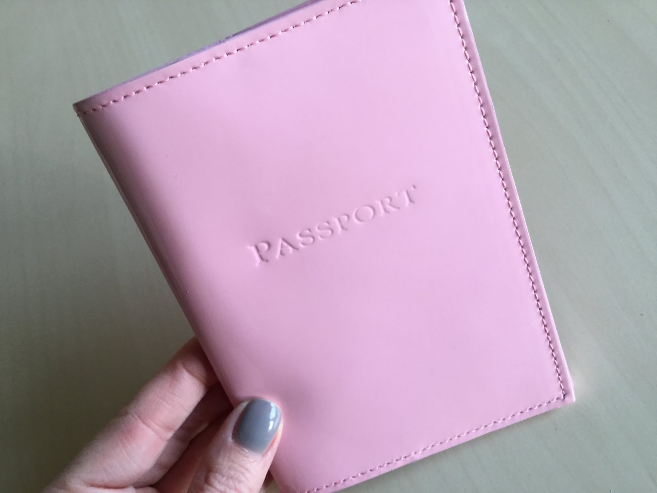 Original Tiffany & Co. Passhülle Passport Cover Lackleder New York 5th Avenue
