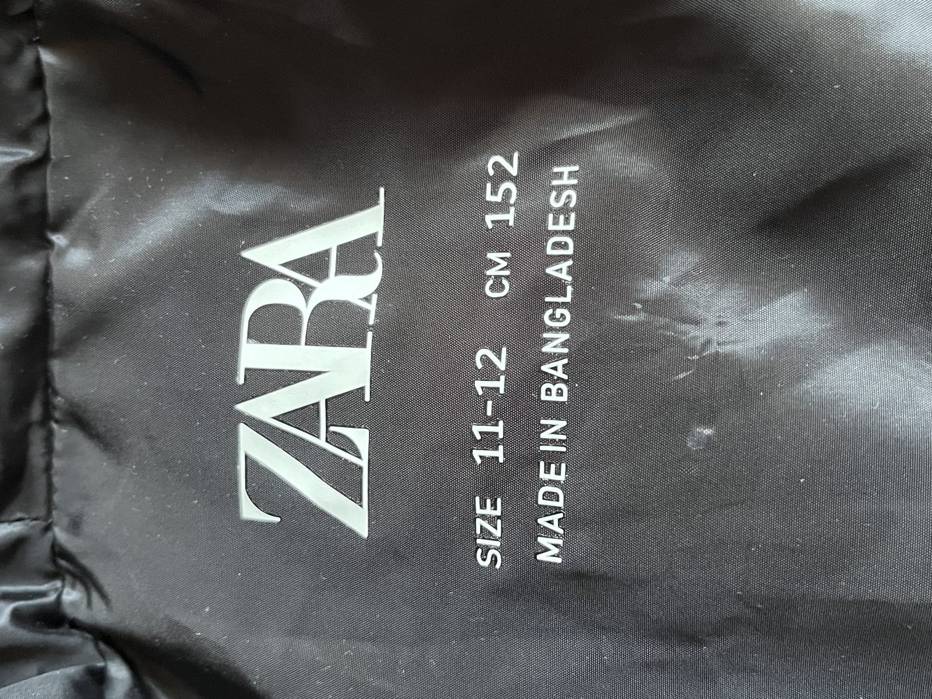 Neue ZARA Winterjacke 152 comfortemp Thermal Insulation Puffer Jacke