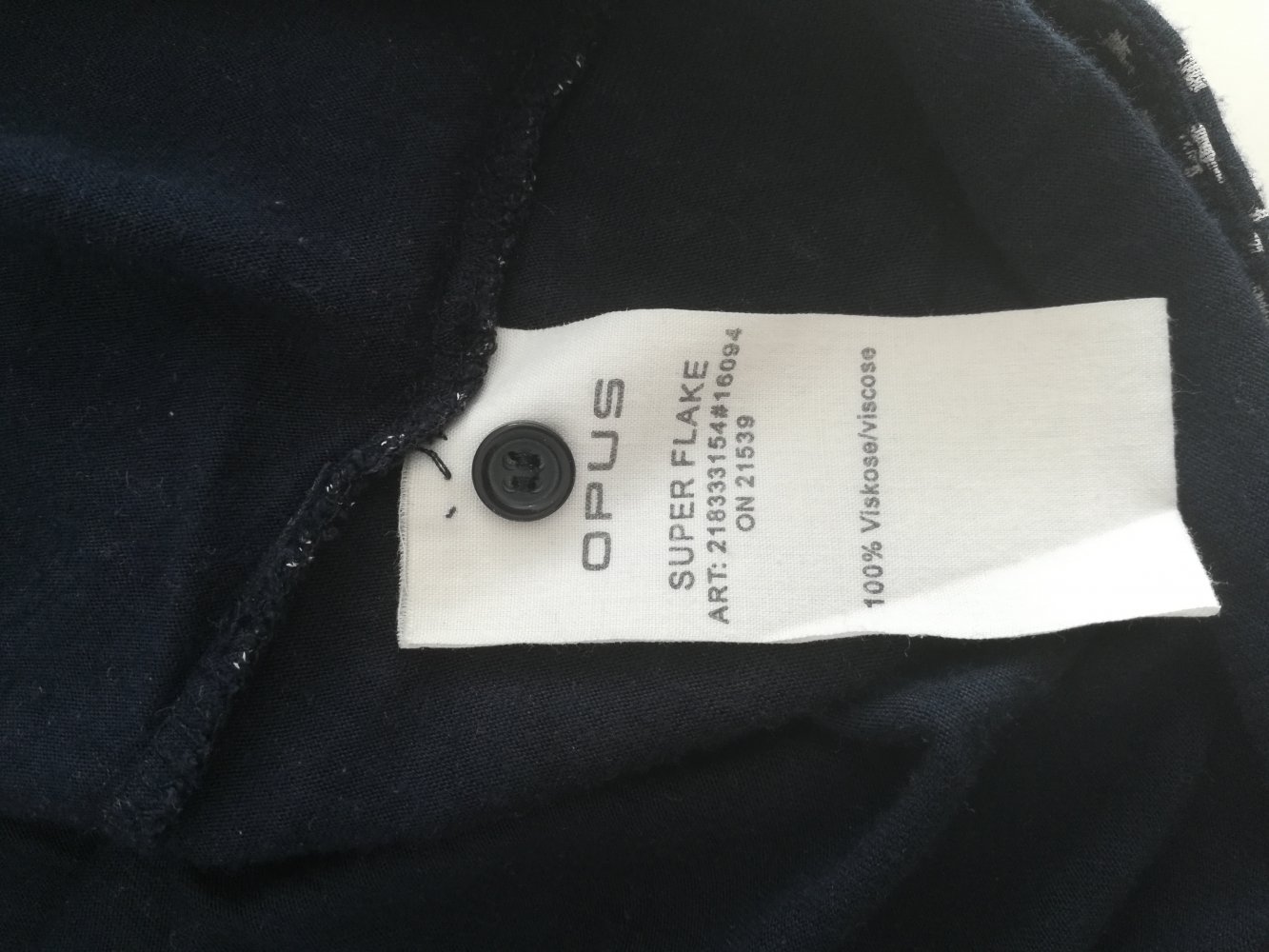 Opus Langarm Oberteil Bluse Longsleeve Gr. 38