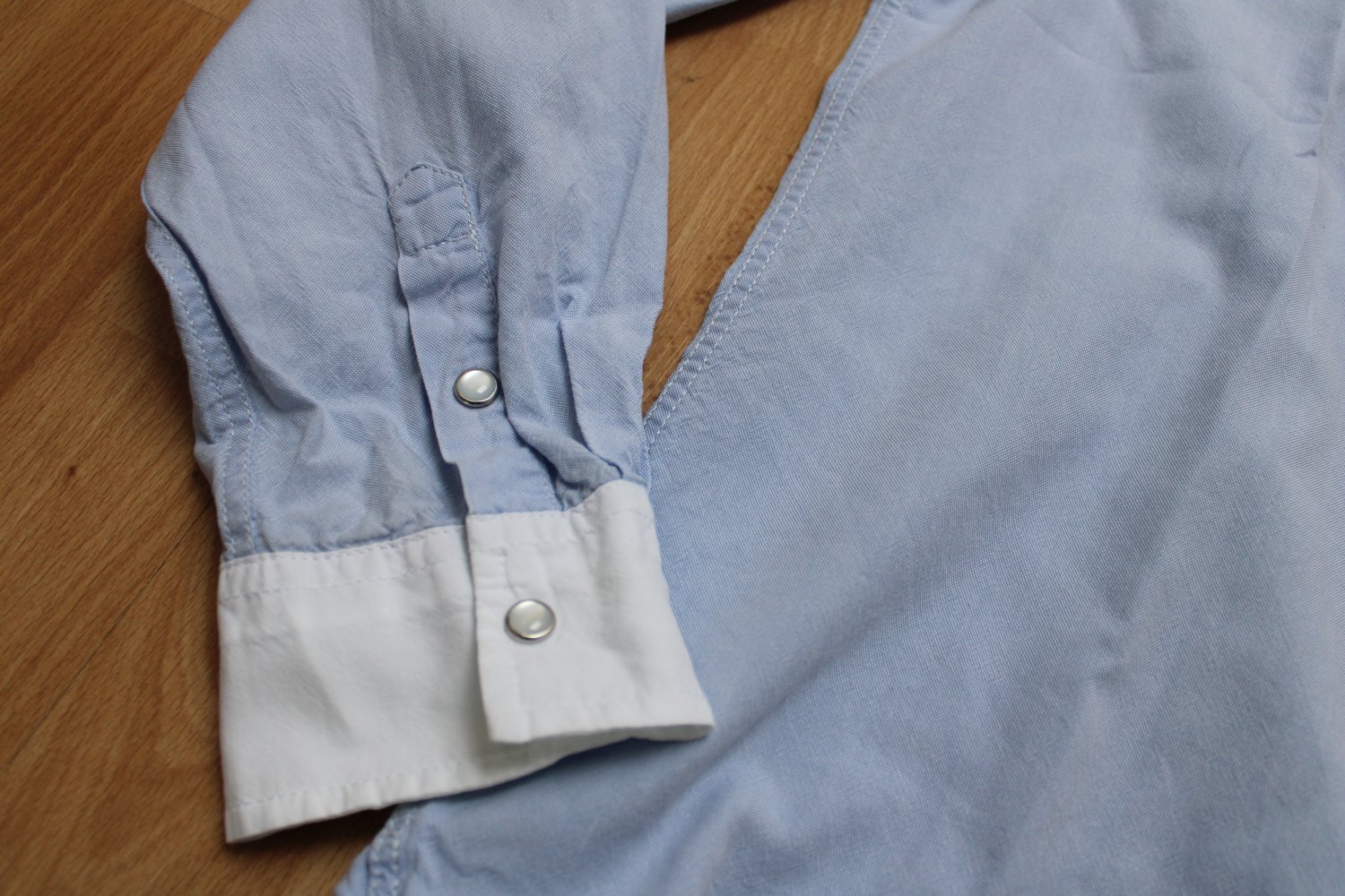 Tommy Hilfiger Damen Bluse Gr. 10 / 40 hellblau klassisch