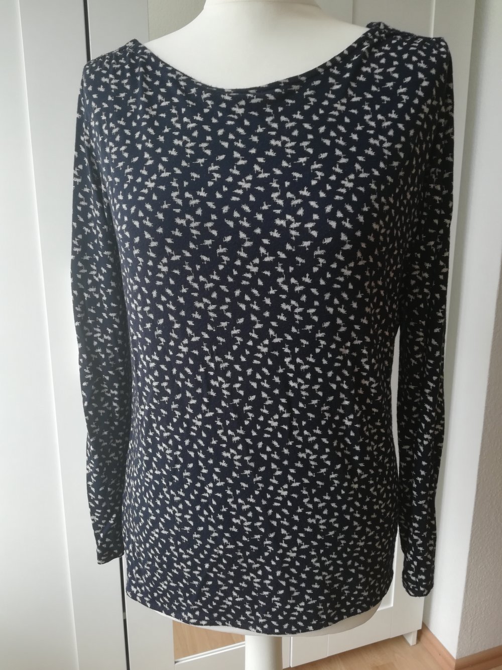 Opus Langarm Oberteil Bluse Longsleeve Gr. 38