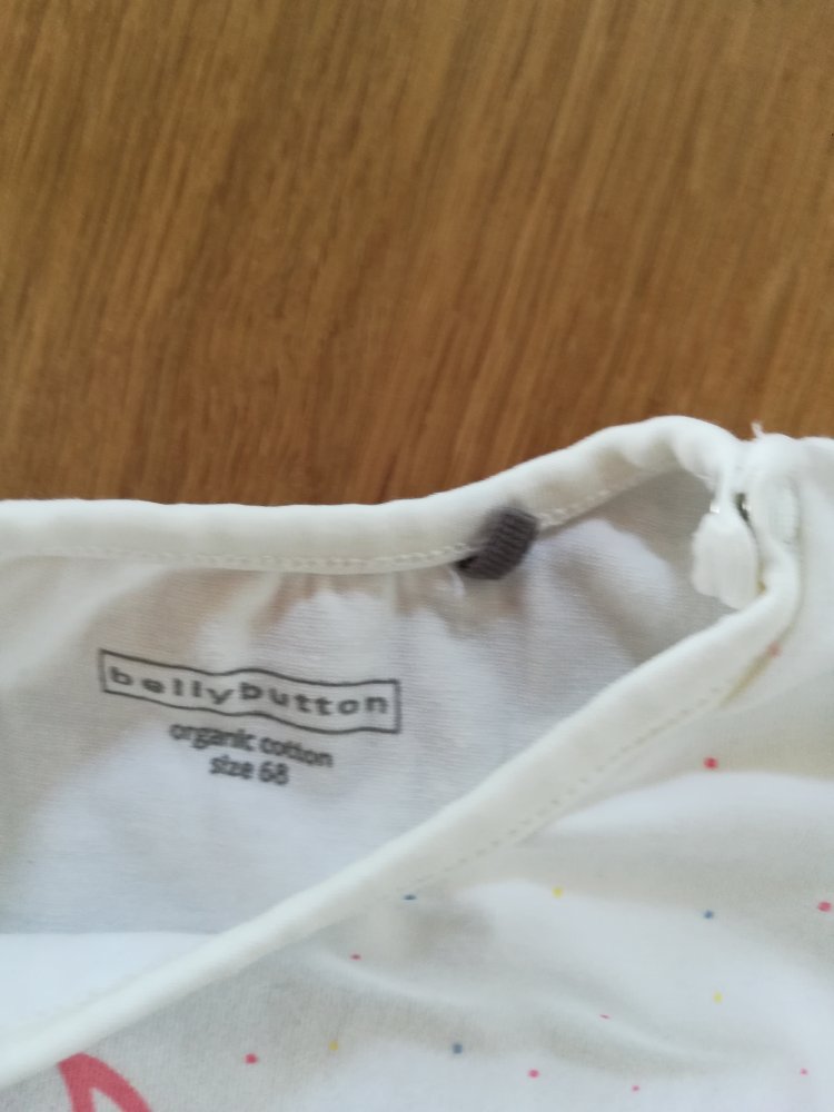 Neues Bellybuton Baby Tshirt Gr. 68 weiß