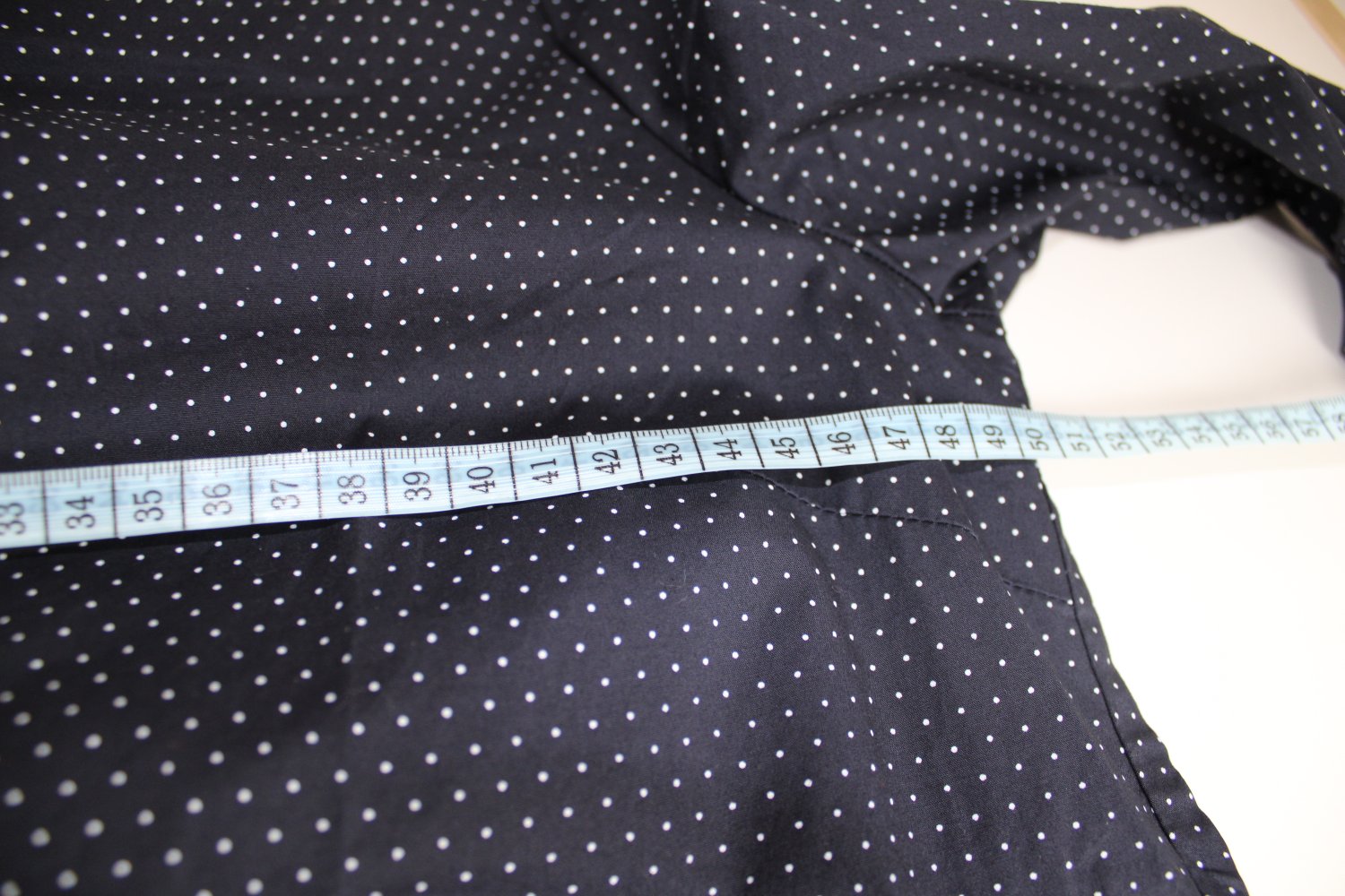 Opus Damen Langarm Bluse neu Gr. 36 S dunkelblau gepunktet klassisch mit Kragen Blusenhemd