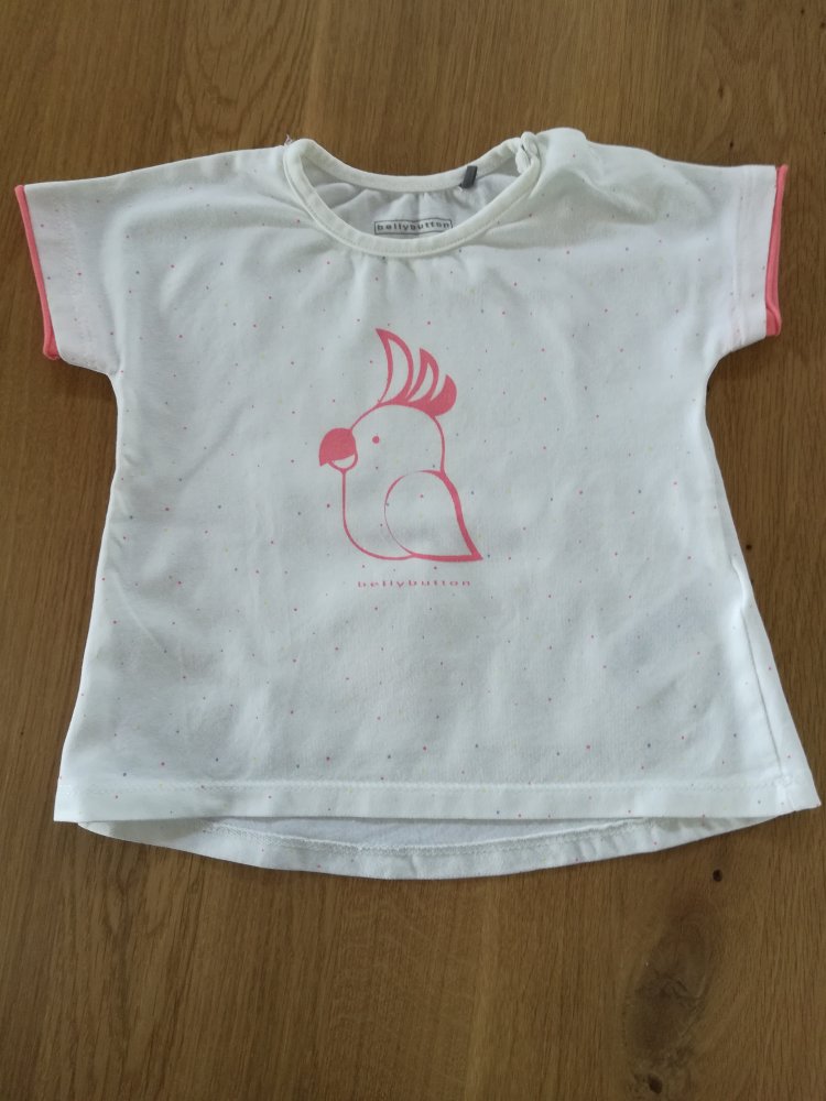 Neues Bellybuton Baby Tshirt Gr. 68 weiß