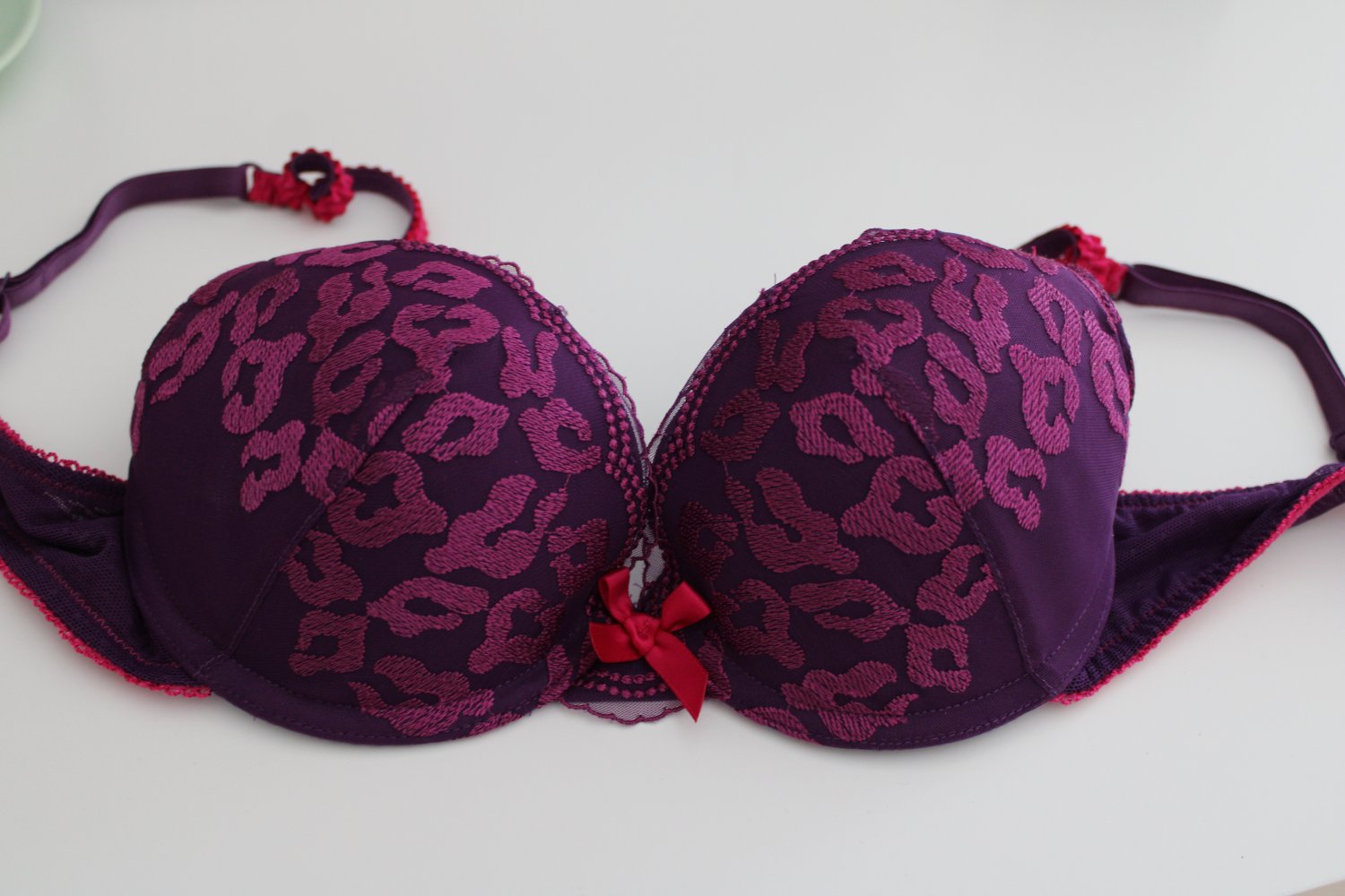 Leo Print BH Push Up BH lila 70C