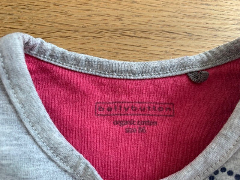 Bellybutton Herzchen-Pullover Gr. 86 bio öko